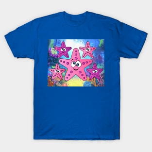 Colorful Funny Fish With Googly Eyes T-Shirt